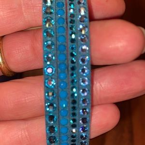 Swarovski Blue Wrap Around Bracelet
